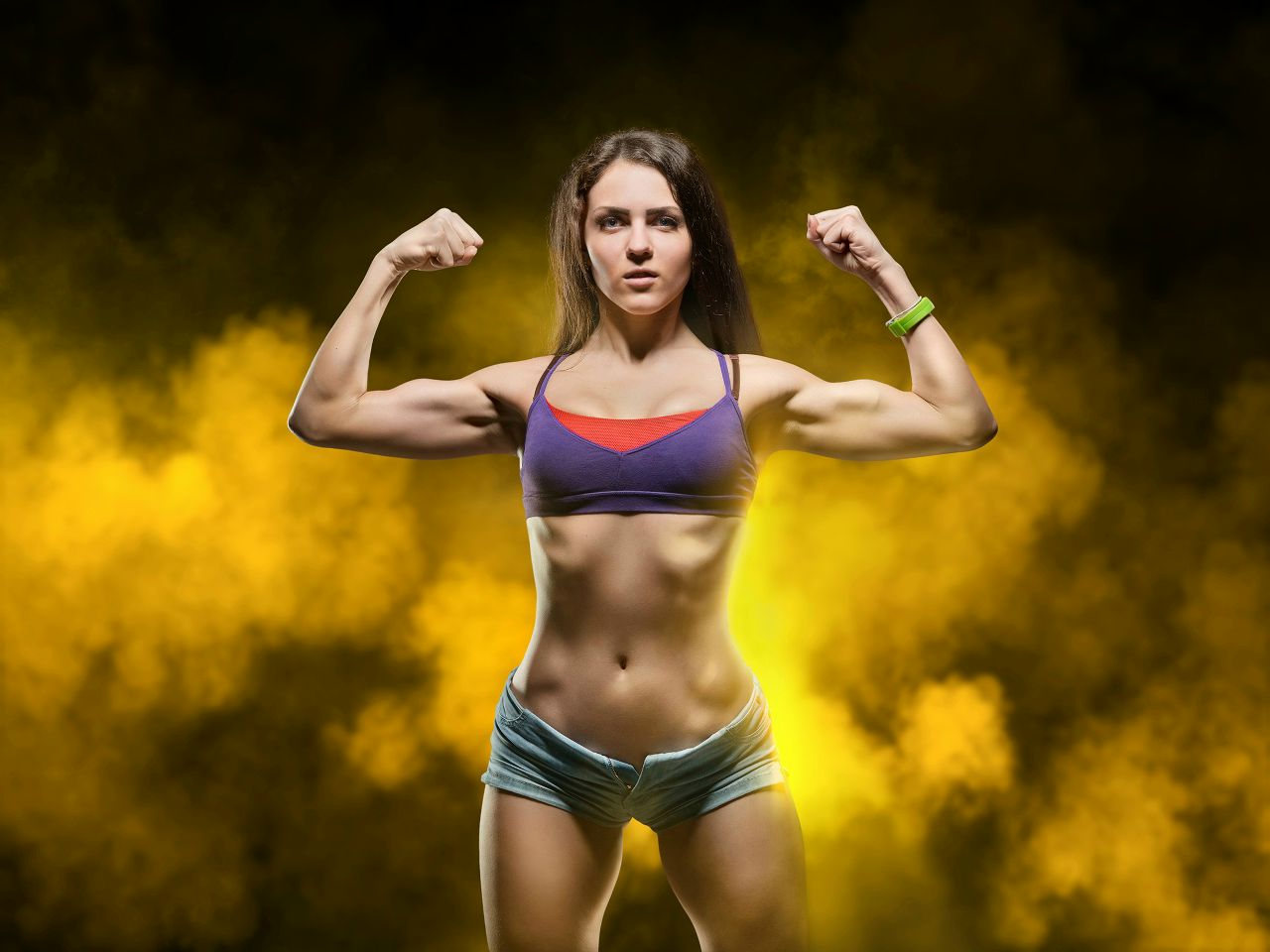 Athletic girls in Cochabamba